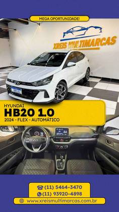 HYUNDAI HB20 1.0 TGDI FLEX COMFORT PLUS AUTOMÁTICO HYUNDAI HB20 1.0 TGDI FLEX COMFORT PLUS AUTOMÁTICO